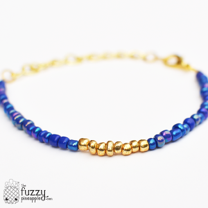 Periwinkle Magic Stacking Bracelet in Gold